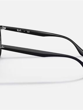 Ray-Ban Black Gloss Temple Arm Sunglasses